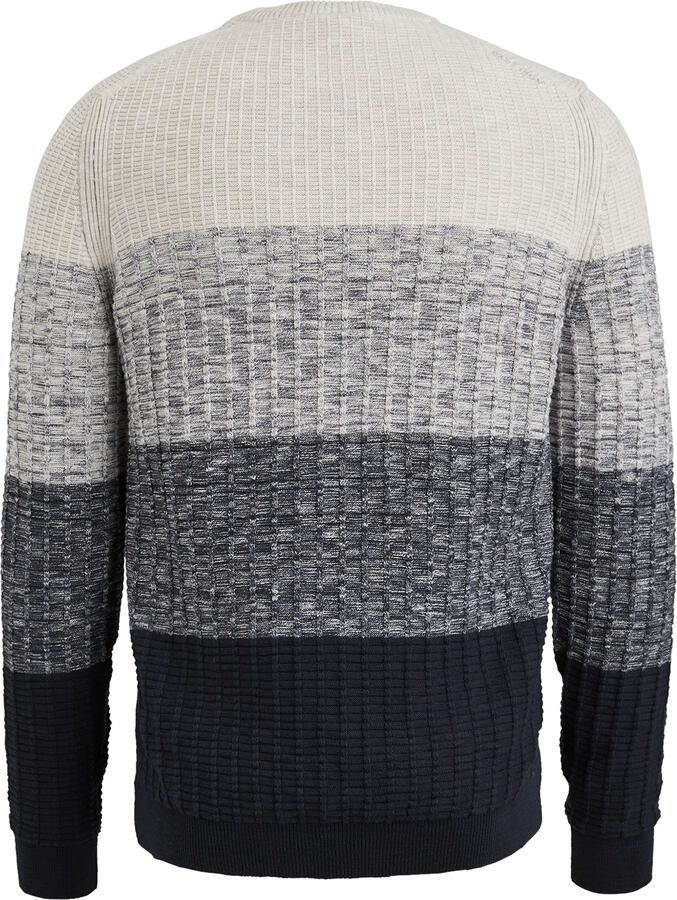 CAST IRON Heren Truien & Vesten Crewneck Casual Stripe Crewneck Donkerblauw - Foto 3