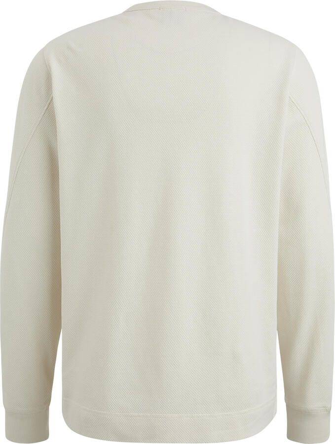 Cast Iron Lange mouw T-shirt in regular fit Beige Heren