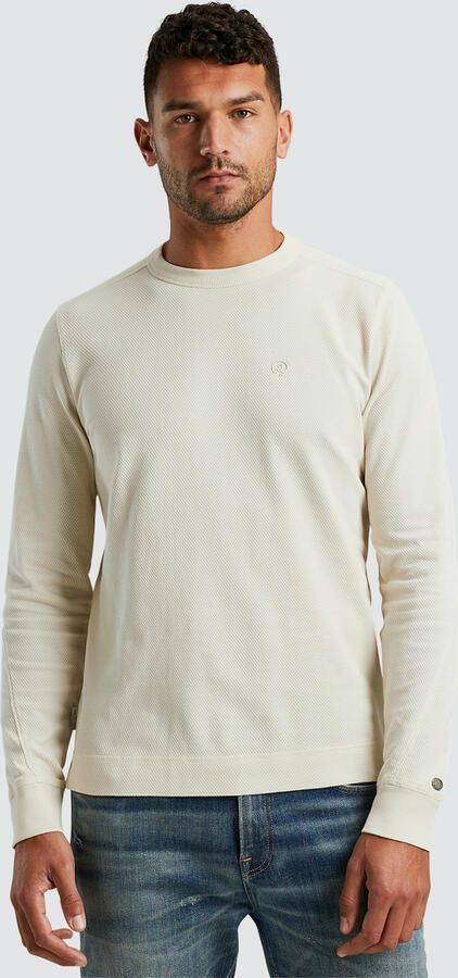 Cast Iron Lange mouw T-shirt in regular fit Beige Heren - Foto 3