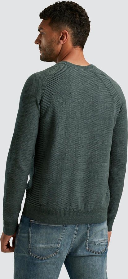 CAST IRON Heren Truien & Vesten Crewneck Cotton Heather Plated Blend Groen