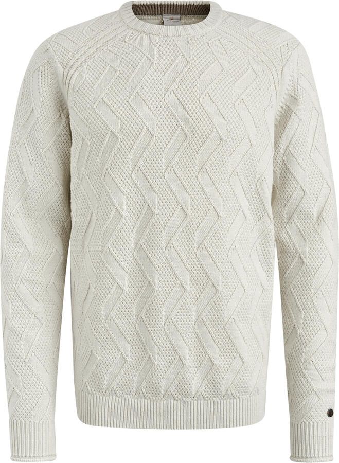 Cast Iron gebreide trui ecru - Foto 2