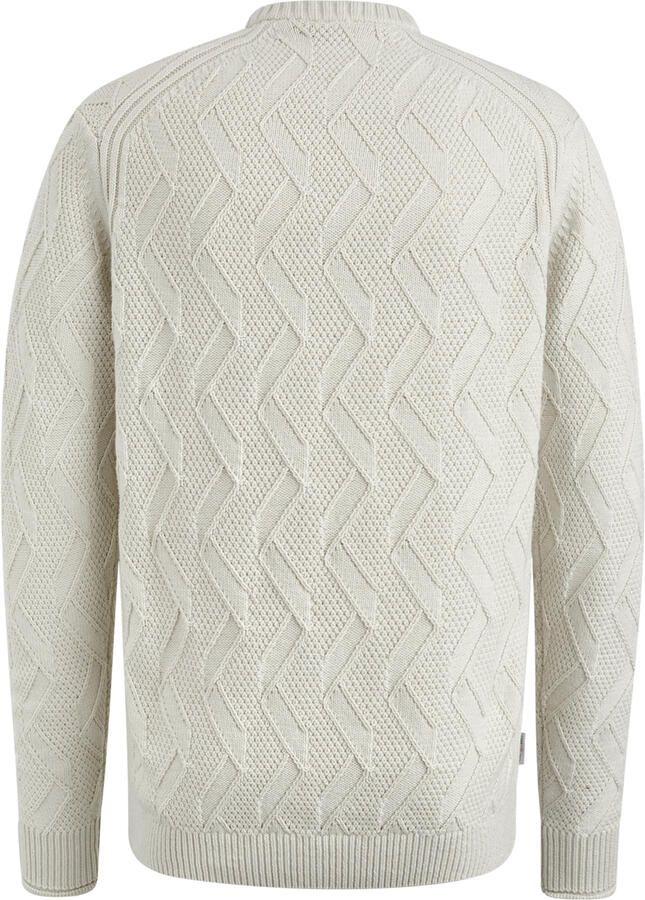 Cast Iron gebreide trui ecru