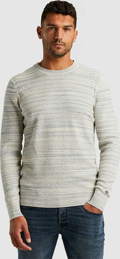 Cast Iron Crewneck Pullover Sweater Gray Heren - Foto 2