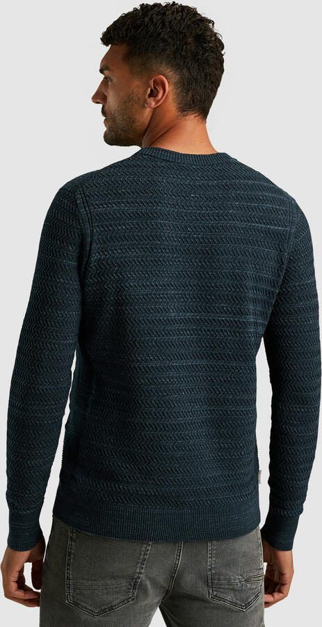 Cast Iron Crewneck Pullover Ckw2411353 Blue Heren - Foto 2