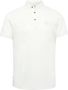 CAST IRON Heren Polo's & T-shirts Short Sleeve Polo Organic Cotton Pique Essential Wit - Thumbnail 3