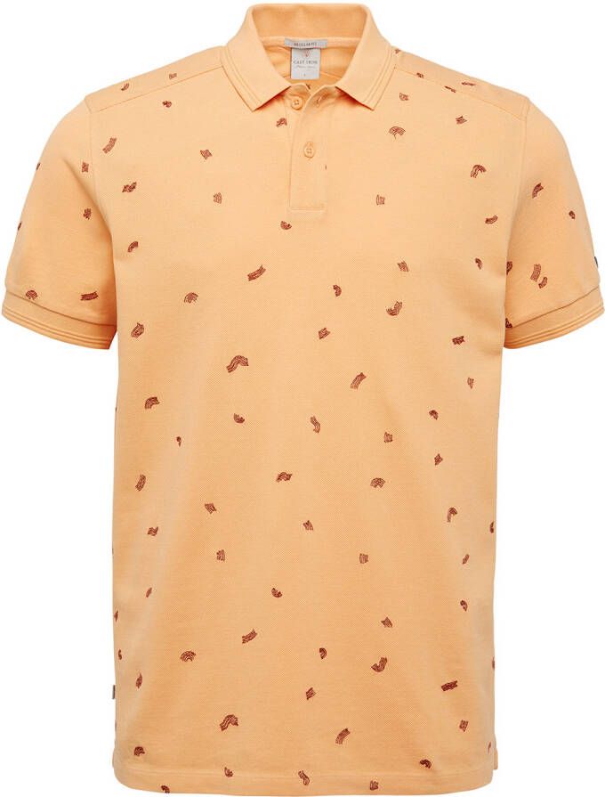 Cast Iron Polo Shirt Apricot Oranje