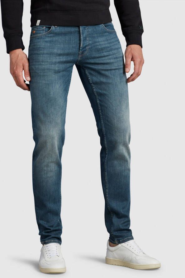 Cast Iron regular tapered fit jeans Shiftback new blue denim - Foto 4