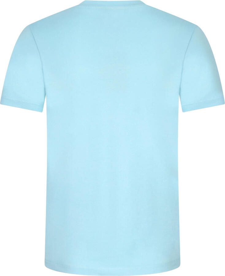 Cavallaro Napoli regular fit T-shirt Mandrio met logo aqua