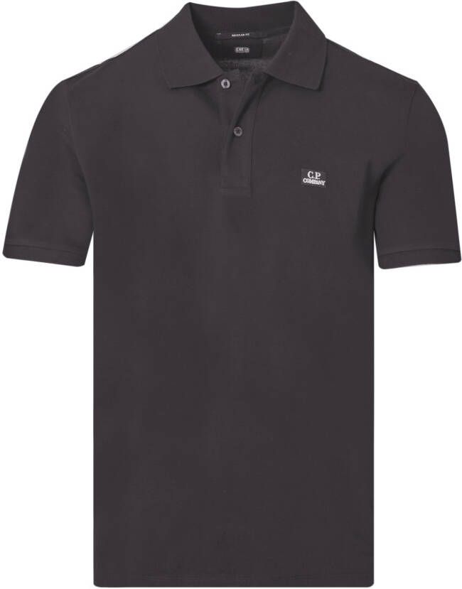 C.P. Company Klassiek Zwart Poloshirt Upgrade Jouw Garderobe Black Heren