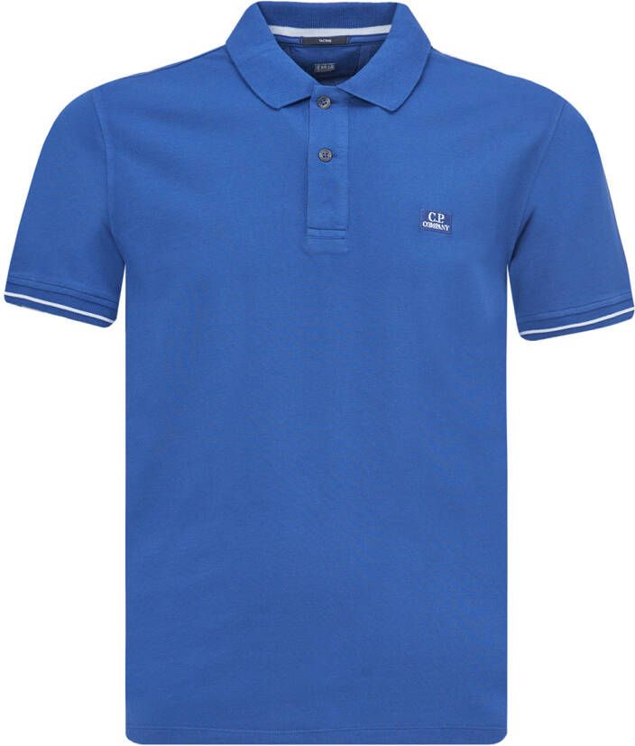 C.P. Company Katoenmix Polo Shirt Blue Heren