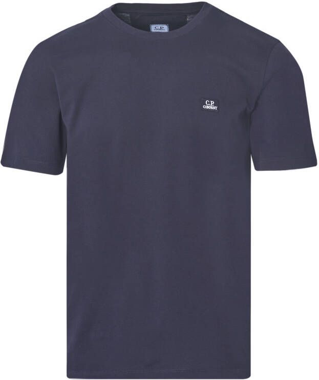 C.P. Company Navy Blauw Katoenen T-shirt voor Heren Blauw Heren