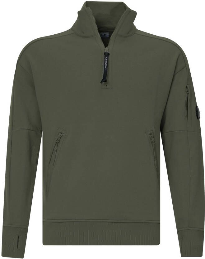C.P. Company Half-Zip Diagonaal Groen Sweatshirt Green Heren