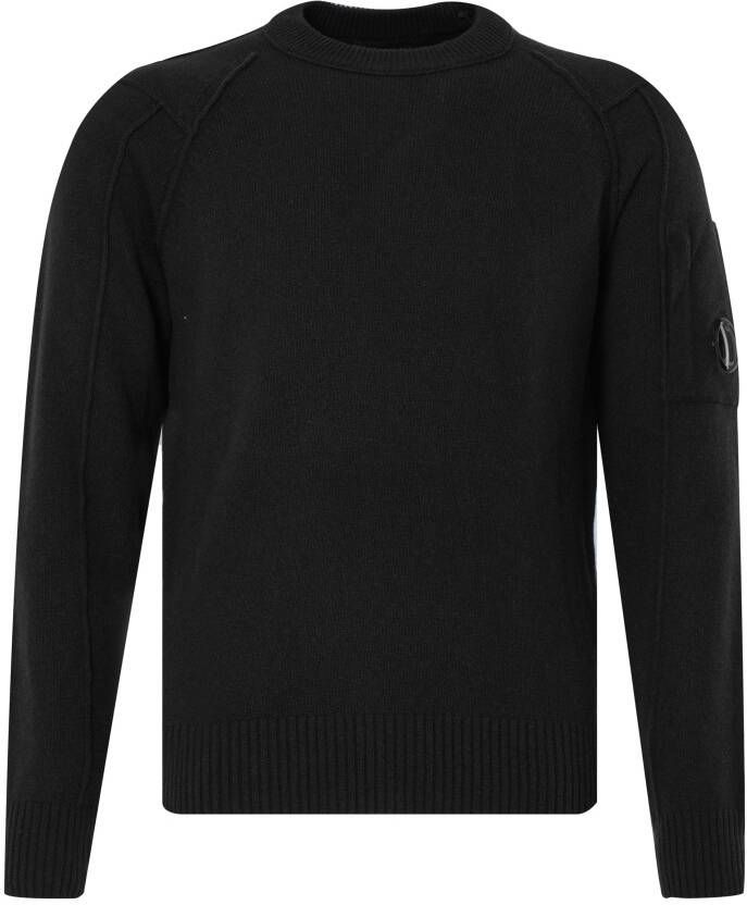 C.P. Company Woolen knitted sweater Zwart Heren