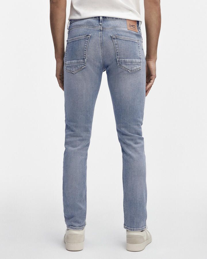 Denham Blauwe Slim Fit Jeans met Authentieke Uitstraling Blue Heren - Foto 10