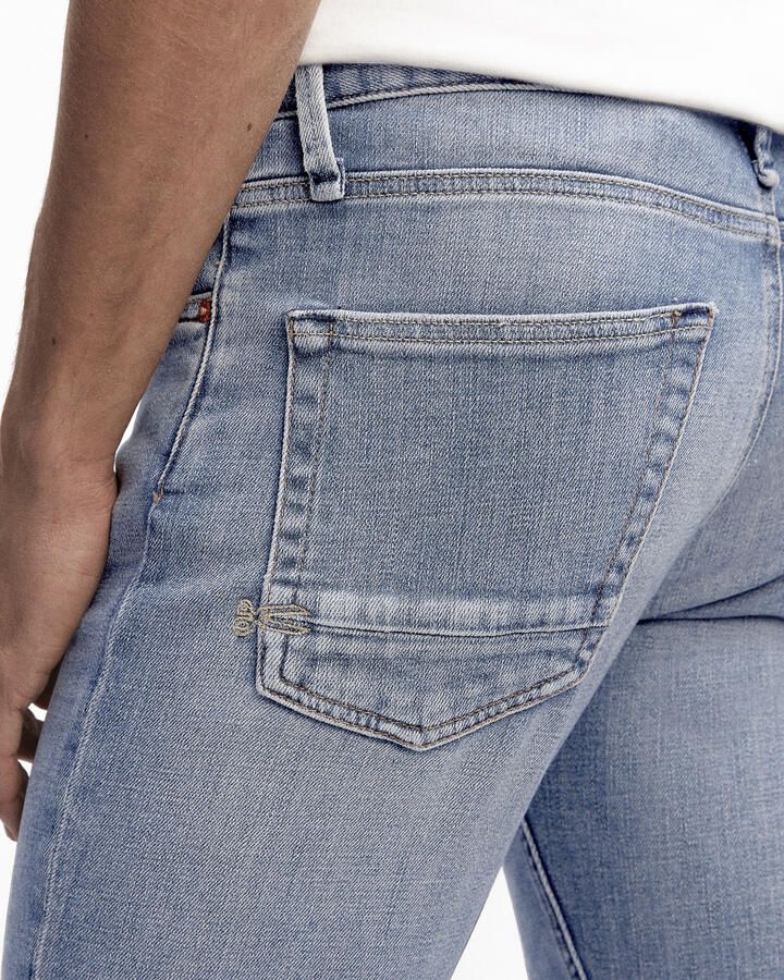 Denham Blauwe Slim Fit Jeans met Authentieke Uitstraling Blue Heren - Foto 12