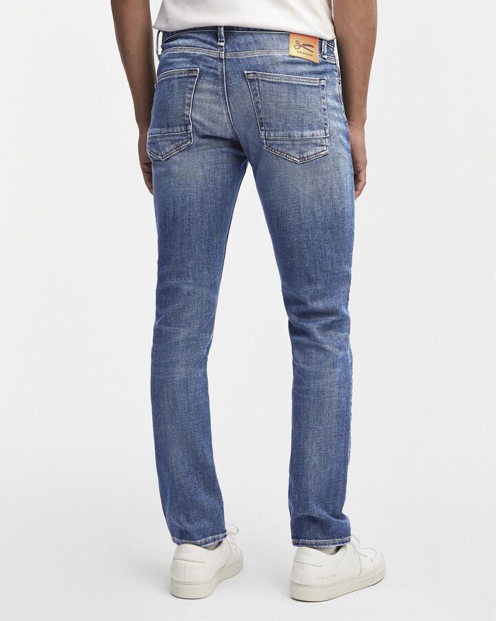 Denham Blauwe Slim Fit Jeans met Authentieke Uitstraling Blue Heren - Foto 3