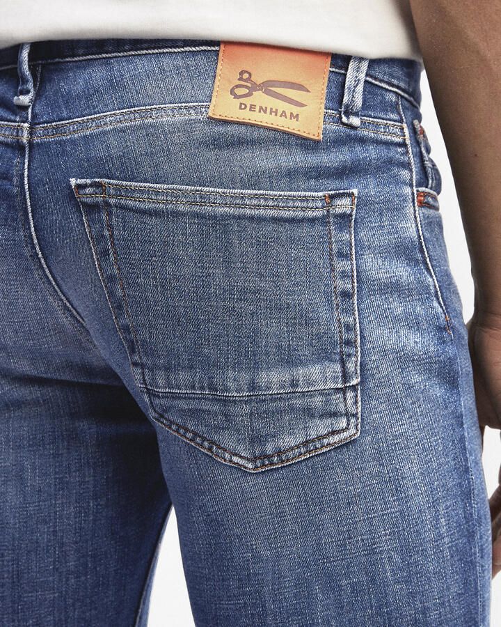 Denham Blauwe Slim Fit Jeans met Authentieke Uitstraling Blue Heren - Foto 5