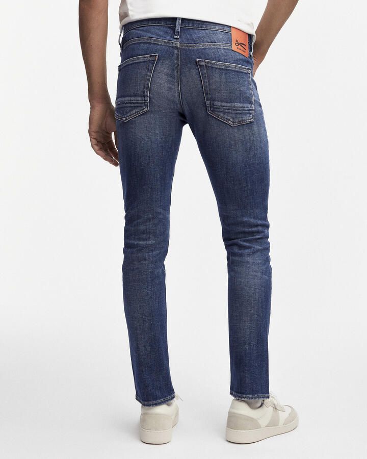 Denham Blauwe Slim Fit Jeans met Authentieke Uitstraling Blue Heren - Foto 7