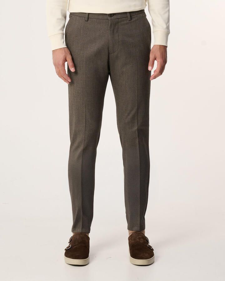 Drykorn Slim fit pantalon met steekzakken model 'Ajend' - Foto 4
