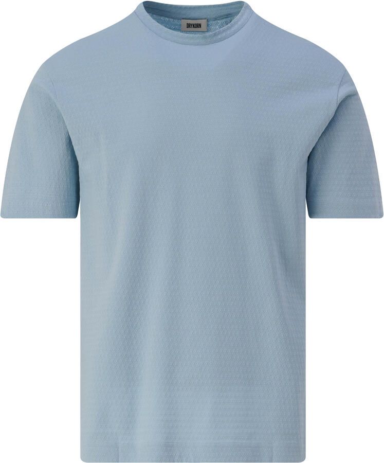 Drykorn T-shirt met structuurmotief model 'GILBERD' - Foto 2