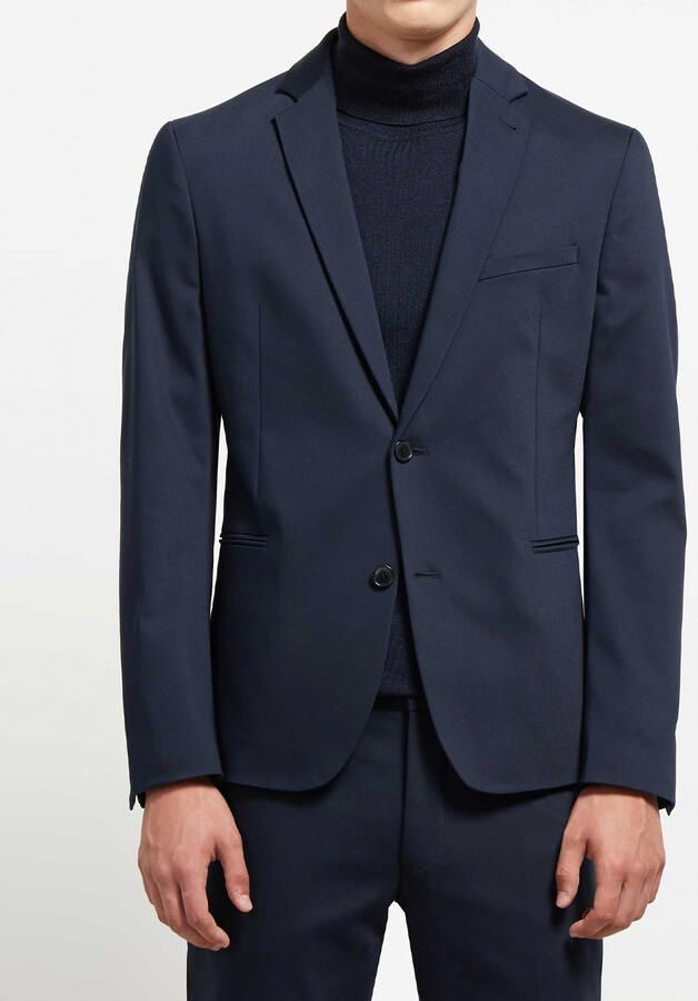 Drykorn Verhoog je stijl met de Hurley Blazer Blue Heren - Foto 3