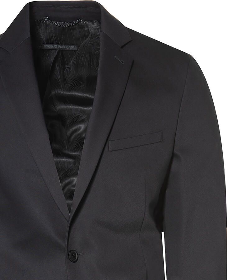 Drykorn Slim fit colbert met 2 knopen met paspelzakken - Foto 4