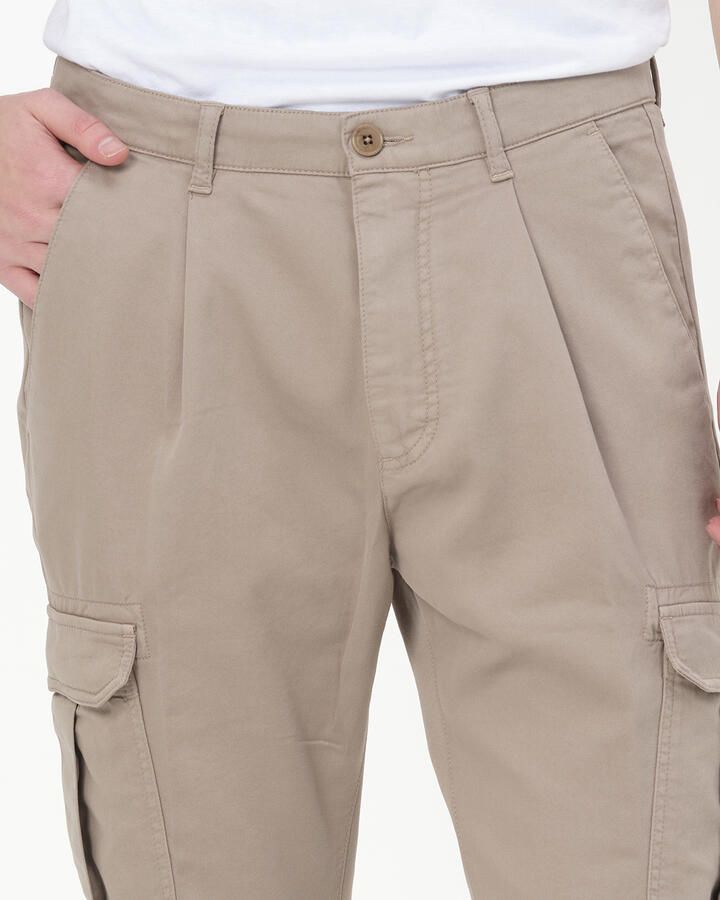 Drykorn Slim-Fit Cargo Broek Lago 10 Beige Heren