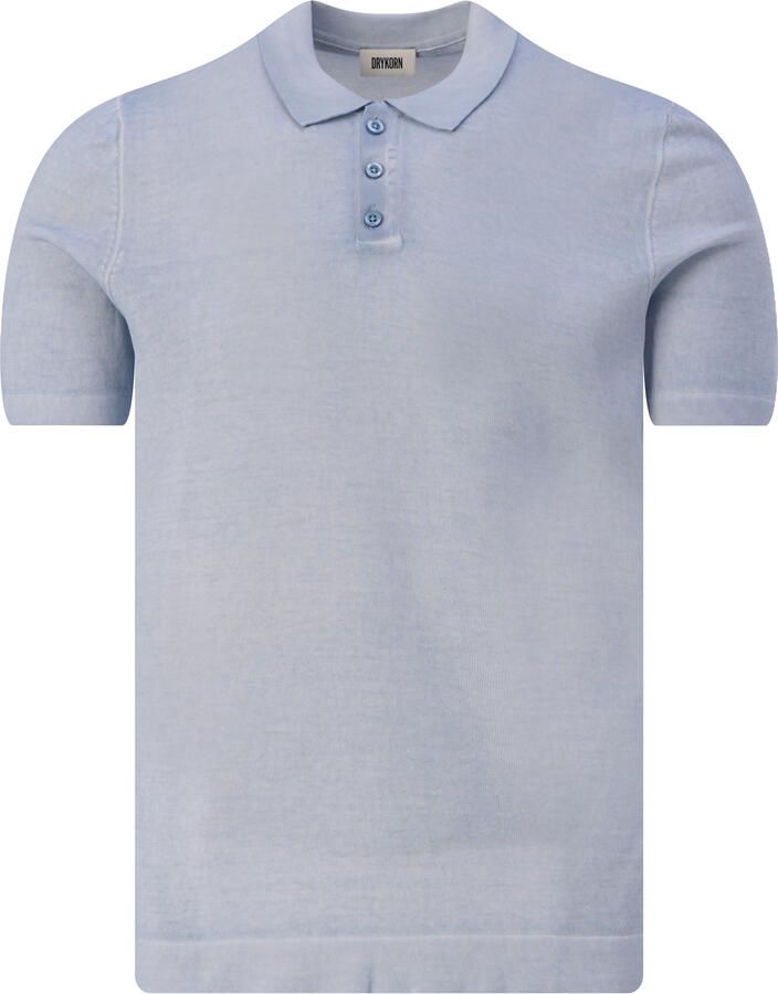 Drykorn Slim fit poloshirt met ribboorden model 'TRITON' - Foto 2