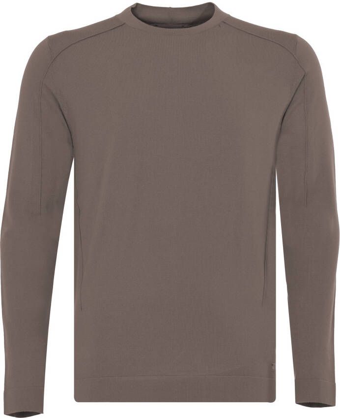 Drykorn Longsleeve met logopatch model 'MAURICE'