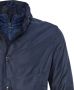 Barbour winterjas donkerblauw effen rits + knoop normale fit katoen - Thumbnail 2