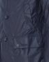 Barbour winterjas donkerblauw effen rits + knoop normale fit katoen - Thumbnail 4