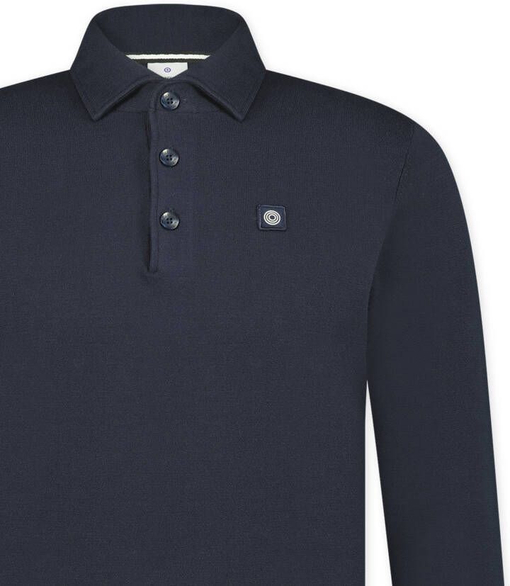 blue industry Heren Polo LM