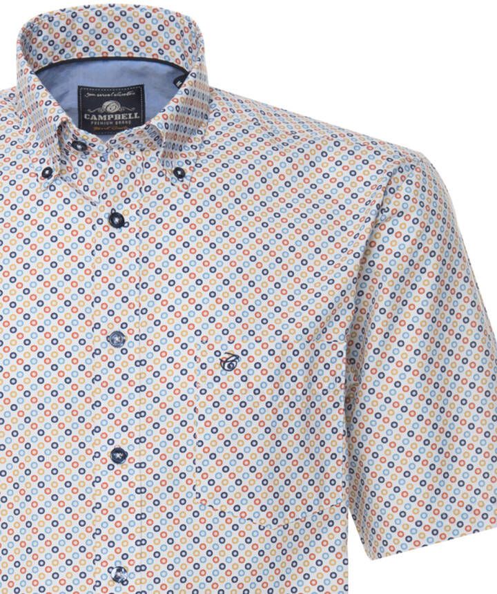 campbell Casual Heren Overhemd KM