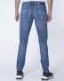 Cast Iron Blauwe Slim Fit Jeans Riser Slim Bright Blue WAsh - Thumbnail 10