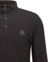 BOSS Casualwear Slim fit poloshirt met labelpatch model 'Passerby' - Thumbnail 14