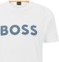 Boss Jersey Thinking 1 Heren T-shirt White Heren - Thumbnail 12