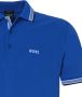 Hugo Boss Heren Polo met Details en Contrast Logo Model 50469055 Paddy Kleur Blauw Blue Heren - Thumbnail 7