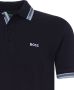 Hugo Boss Heren Polo met Details en Contrast Logo Model 50469055 Paddy Kleur Zwart Black Heren - Thumbnail 6