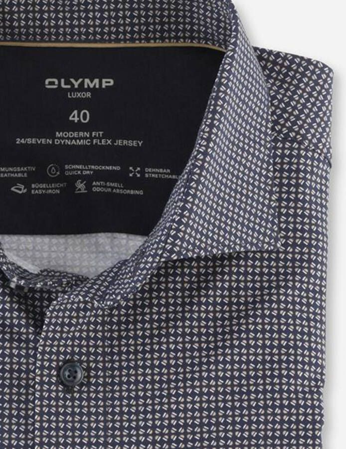 Olymp 24 7 Modern Fit Heren Overhemd LM