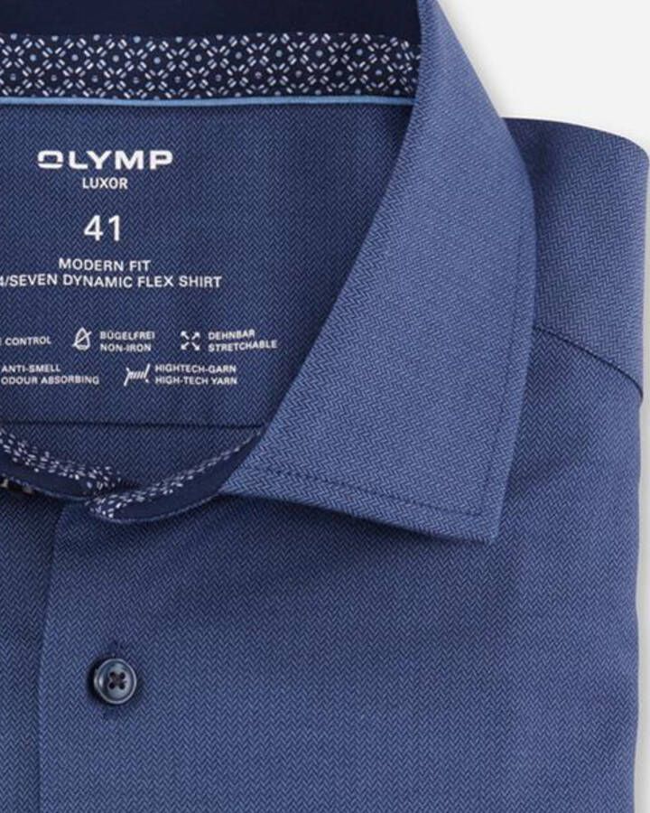 Olymp Luxor 24 7 Modern fit Heren Overhemd LM