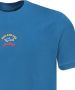 PAUL & SHARK Biologisch Katoenen T-Shirt Blauw Heren - Thumbnail 2