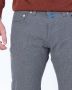 Pierre Cardin Grijze geruite 5-pocket jeans Gray Heren - Thumbnail 4