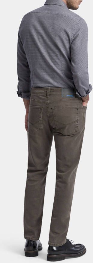 Pierre Cardin Jeans model Lyon Tapered Van bruin - Foto 4