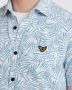 PME LEGEND Heren Overhemden Short Sleeve Shirt Print On Pique Jersey Lichtblauw - Thumbnail 11