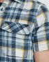 PME Legend Short Sleeve Shirts Blauw Heren - Thumbnail 6