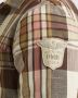 PME Legend geruit flanellen regular fit overhemd 8177 henna - Thumbnail 7
