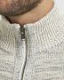 PME Legend Zip jacket cotton mouline knit bone white Beige Heren - Thumbnail 6