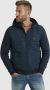 PME Legend Hooded jacket interlock mix padded salute Blauw Heren - Thumbnail 4