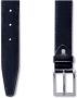 Profuomo riem solid black calf leather - Thumbnail 4