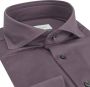 Profuomo Paarse X-Cutaway Overhemd Purple Heren - Thumbnail 2